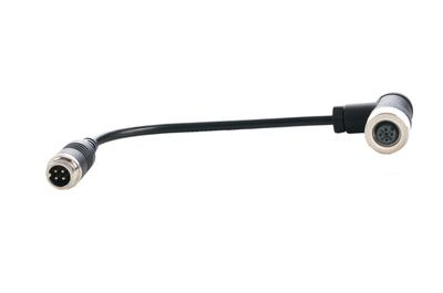 Camera Adapter Reduction For Ferguson Datatronic 4 Agco C1000 Challenger C Series 90 Degrees 5-Pin Female/4-Pin Male