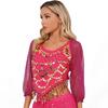 Damen Bauchtanz Kostüm Bauchtanz Münz Top Bauchtanz Crop Top Halloween Auftritt Kostüm Bauchtanz Outfit