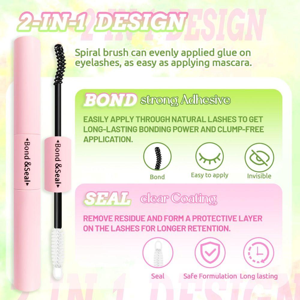 Natural Look 3D Faux Mink Lash 8-16mm Length DIY Lash Extension Kit Makeup Enhancement