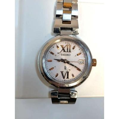 Used [Radio Solar] SEIKO LUKIA Watch 1B22