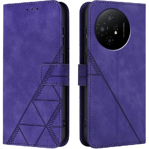 

Case for TCL 50 XL 5G, PU Leather Wallet Case with [Card Holders][Kickstand][Wrist Strap] Shockproof Protection Flip Case for TCL 50 XL 5G, Black YB2 YB2: Purple