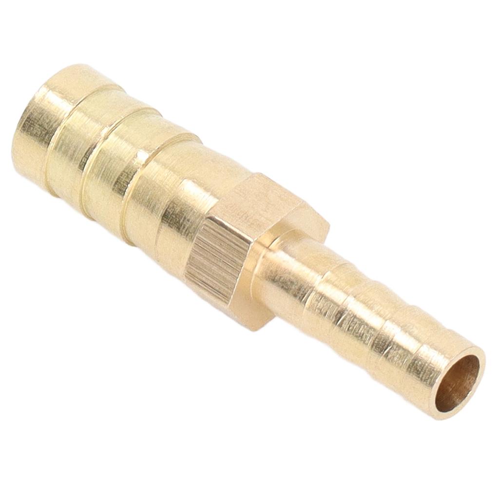 2 Pcs Barbed Fitting Splicer Brass Hose Barb Reducer Hex Reducing Barbed Connector