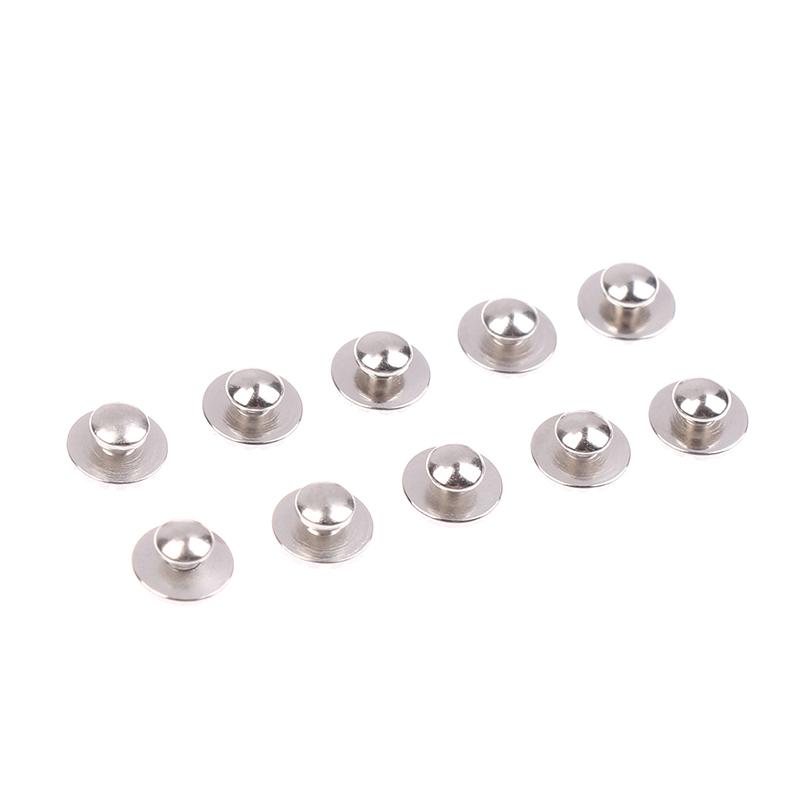 10Pcs/Bag Dental Orthodontic Lingual Button Bonded Eyelet Traction Hook Bondable Metal Mesh Base Bond Bonding Tongue Side Buckle