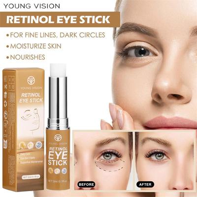 Retinol Eye Cream Stick Jemný očný krém na redukciu očných vačkov, tmavých kruhov a vrások