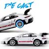 Porsche 911 GT3 RS Supercar Match Version 5 Inch Metal Car Simulation Diecast & Toy Vehicle RMZ City 1:36 Alloy Model Birthday Gifts