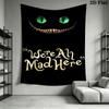 Dark, Evil Cat Pattern Home Decor Tapestry, Wall Hanging, Decorative RV Wall Cloth.ZGT0914203