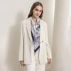 Korean Version of Retro Personality Grassland Lion Printed Scarf Fashionable and High-end Sense  Herringbone Professional Outfit Decorative Scarf