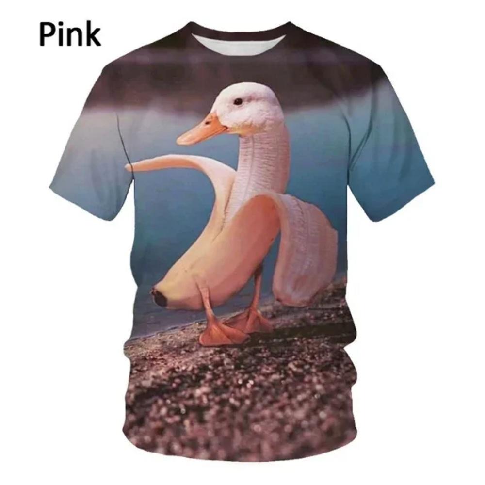 

Funny Summer T-Shirt Round Neck Tops Fashion Casual Short Sleeve New Design Banana 3D Print Men s Cool T-Shirt Unisex Clothing 5XL