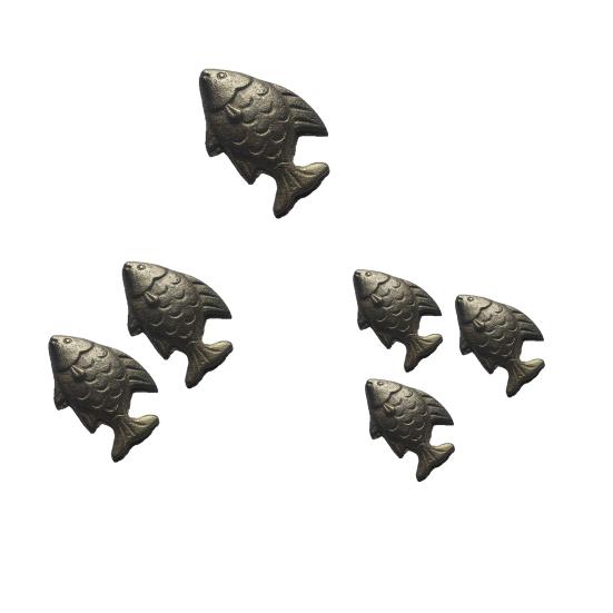 1/2/3Pcs Cast Iron Fish Cooking Tool Add Natural Sources of Iron To Food Water Reduce Risk of Iron Deficiency Dietary Solution for Vegans Athletes