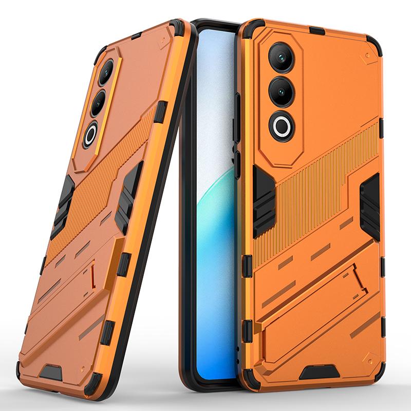 

Для OnePlus Nord CE 4 3 2 CE4 CE3 CE2 Lite Punk Armor противоударный бампер прочный прорезиненный чехол для ПК с подставкой подставка держатель чехол оболочка Nord CE4 Lite оранжевый
