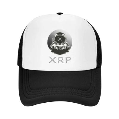 Custom Punk Ripple XRP To The Moon Baseball Cap for Men Women Breathable Bitcoin Trucker Hat Outdoor Snapback Hats