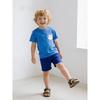 Boys Summer Cotton Pajama Set With Cartoon Pattern For Kids Bedroom Lounge