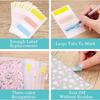 Clear Scrapbook Paper Organizers with 30Pcs Indexes Tabs Holds Scrapbook Paper