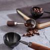 Stainless Steel Coffee Spoon with Walnut Wood Handle Tablespoon Baking Measuring Spoon Coffee Bean and Powder Scoop