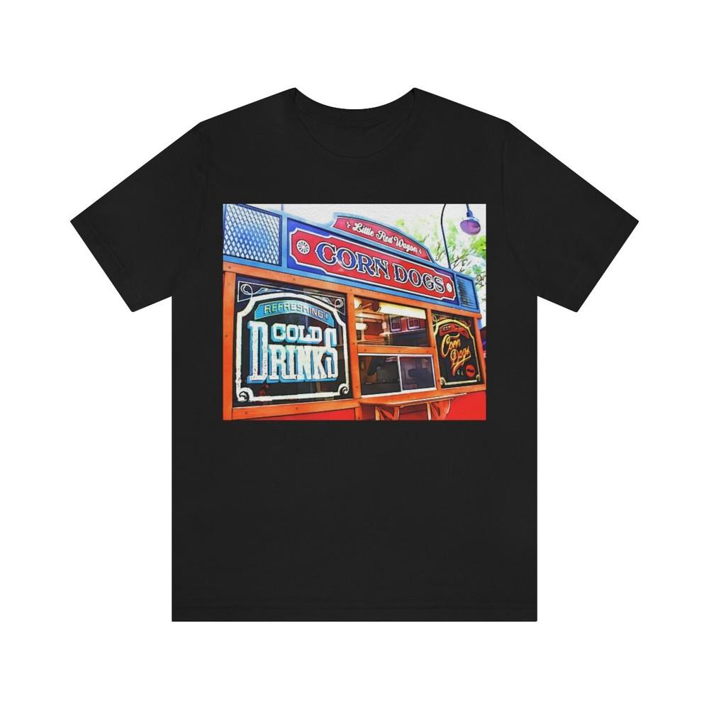 Tee Painting of Disneyland CORN DOGS Unisex T-Shirt M