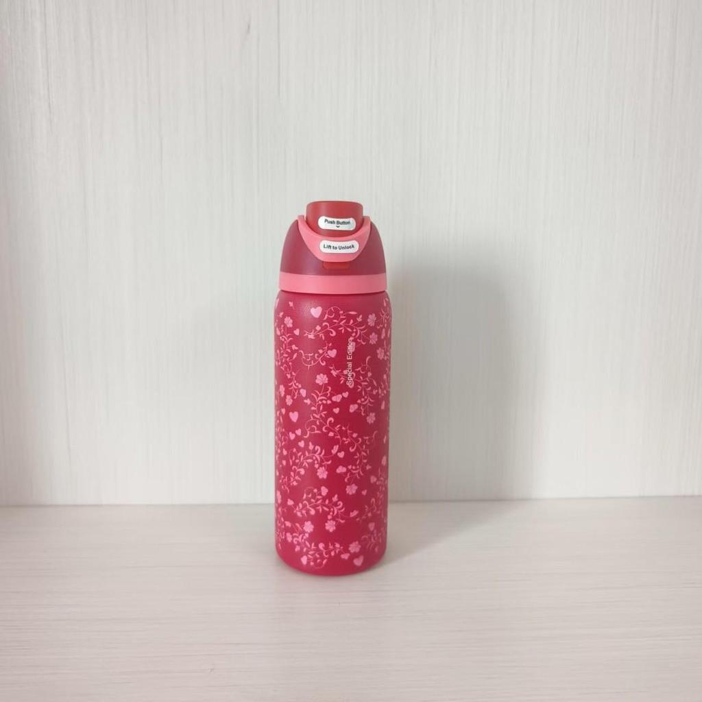 Owala isolierte Fitnessflasche: Heiß-/Kalt-Trinkbecher für Outdoor-Sport & Auto