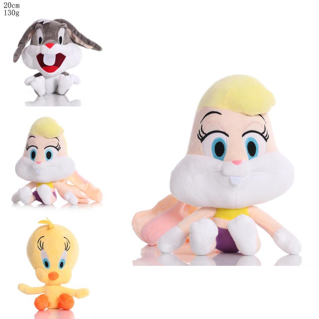 Bugs Bunny Devil Lola Daffy Duck Plush Toys Set Of 4 Soft Dolls Cartoon Stuffed Great Gift