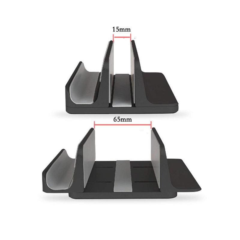 Vertikaler Laptopständer aus Aluminiumlegierung mit Wärmeableitung