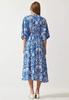 Women Fit and Flare Blue Maxi/Full Length Dress