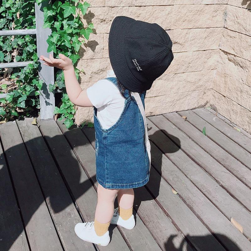 

Baby Skirt 0-5T Toddler Girls Fashion With Pocket Straight Versatile Worn Denim Strap Lovely Skirt XXL