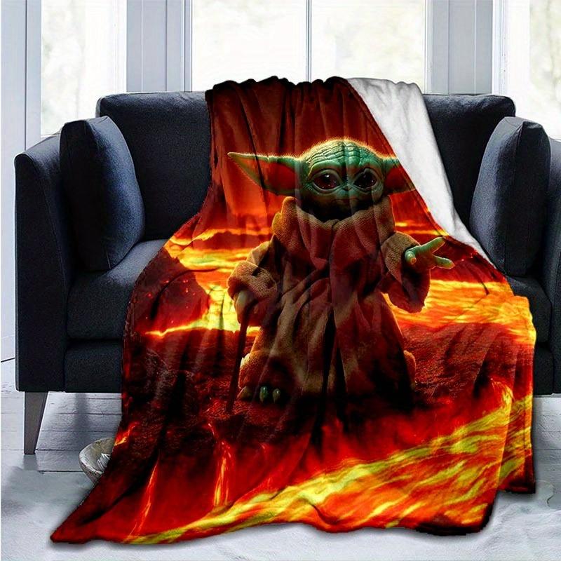 1pc Star Wars Printing Blanket - Soft, All-Season Throw for Living Room, Bedroom,Personalized Gift with Adorable Cartoon Design