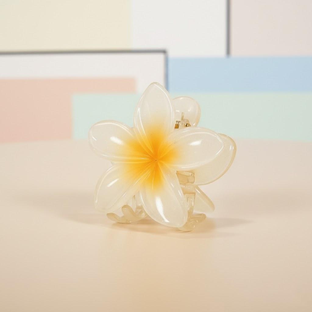 

Summer Hair Claw for Women Girls Cute Flower Acrylic Hair Clip Sweet Ponytail Hairpin Barrettes Hair Accessories жёлтый