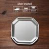 Vintage Stainless Steel Compartment Serving Tray