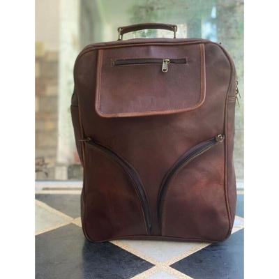 Backpack Travel Laptop Rucksack New Vintage Genuine Brown Leather Bag