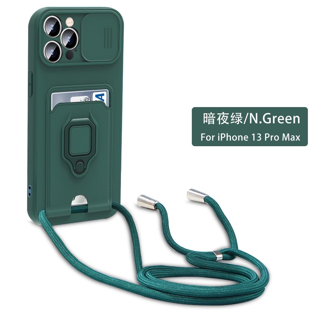 Applicable To Transsion INFINIX note40Pro Card Mobile Phone Case HOT50 Push Window POVA6 Bracket Lanyard Cover