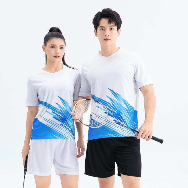 Quick-Dry Kids Adult Badminton Tennis Sport Set Unisex Training Uniform Custom Print