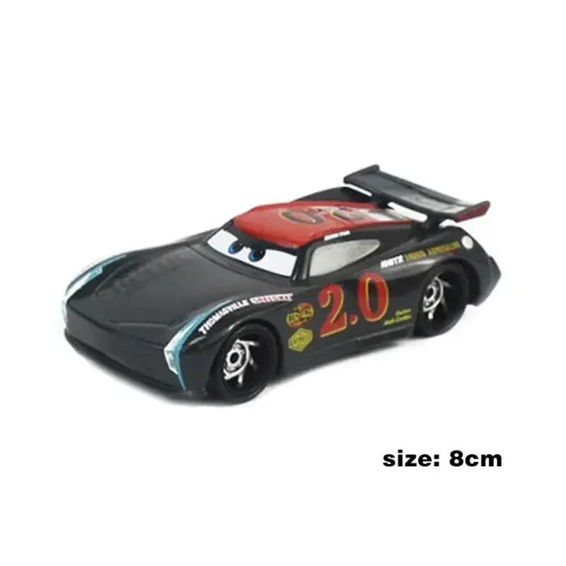Neuer Pixar Cars 3 Lightning Mcqueen Styling Rennwagen Jackson Storm Tim Daniel Metall Druckguss Modellauto Kindergeburtstagsgeschenk