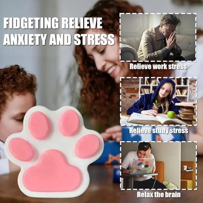 Jumbo Weiches Squishy Katzenpfote Stressabbau Spielzeug Langsam Aufgehend Sensorische Spielzeuge für Erwachsene Kinder Angstlinderung Quetsch Geschenke fidget