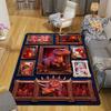 Dinosaur Portraits Pattern Rug Floor Mat for Living Room or Bedroom Soft and Comfortable Carpet a Gift for Birthday and Holiday.