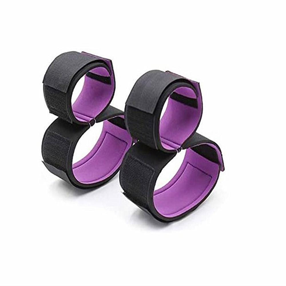 Sex Handcuffs BDSM Kits Bondage Adult Erotic Accessories Sexy Toys for Couples Ankle Cuffs Under Sexual Restraints 18+
