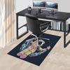 1pc Astronaut Fishing in Space Chair Mat - Office Desk Pad with Octopus Design, Non-Slip Carpet for Home Decor, Suitable for All Seasons and Occasions