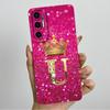 For Tecno Pova 3 6.9" Case Crown Letters Liquid SIlicone Soft TPU Phone Cases For Tecno Pova3 LF7n Camera Protection Back Cover