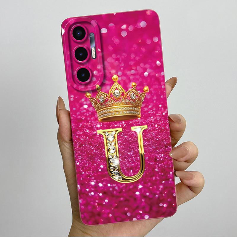 For Tecno Pova 3 6.9" Case Crown Letters Liquid SIlicone Soft TPU Phone Cases For Tecno Pova3 LF7n Camera Protection Back Cover