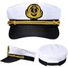 Yacht Captain Hat Sailor Captain Costume Men Navy Marine Hat Adjustable Boat Navy Hat for Adult Kid Men Women