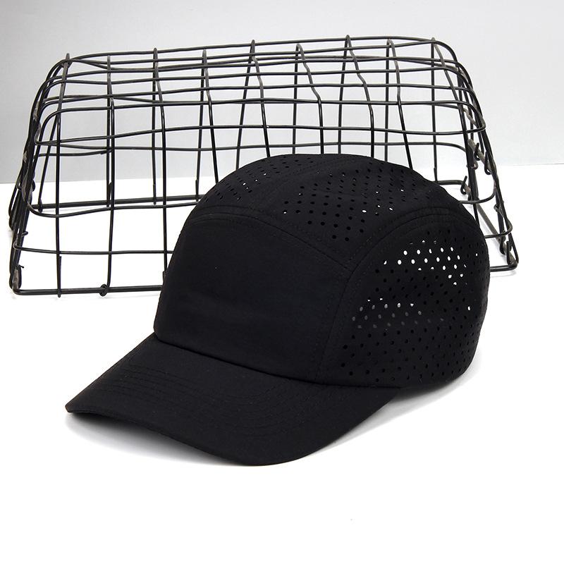 

Ultralight Breathable Running Caps For Men Women Mesh Quick Drying Sports Caps Sun Protect Baseball Caps Snapback Hat 56-60cm чорний