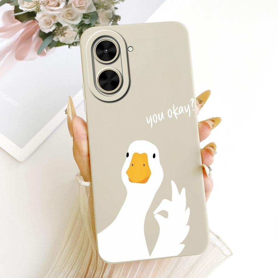 For Xiaomi Poco C71 Case Redmi A5 4G Cover 6.88" Cute Cat Duck Rabbit Anime Soft Silicone Shockproof Bumper On Redmi A5 NFC Capa