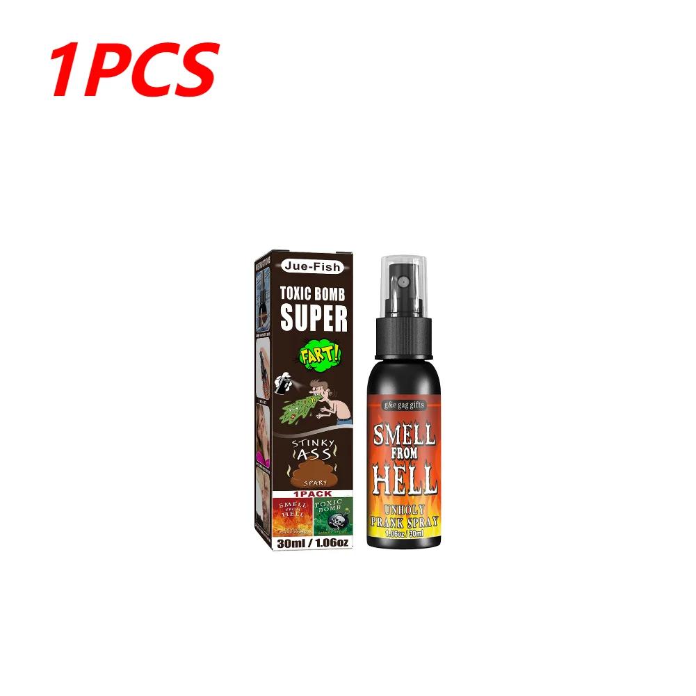 1/2/3PCS Fart Gag Spray Can Stink Bomb Ass-Smelly Stinky Gas Gag Prank Novelties Toys Halloween Party Supplies for Kids Adults