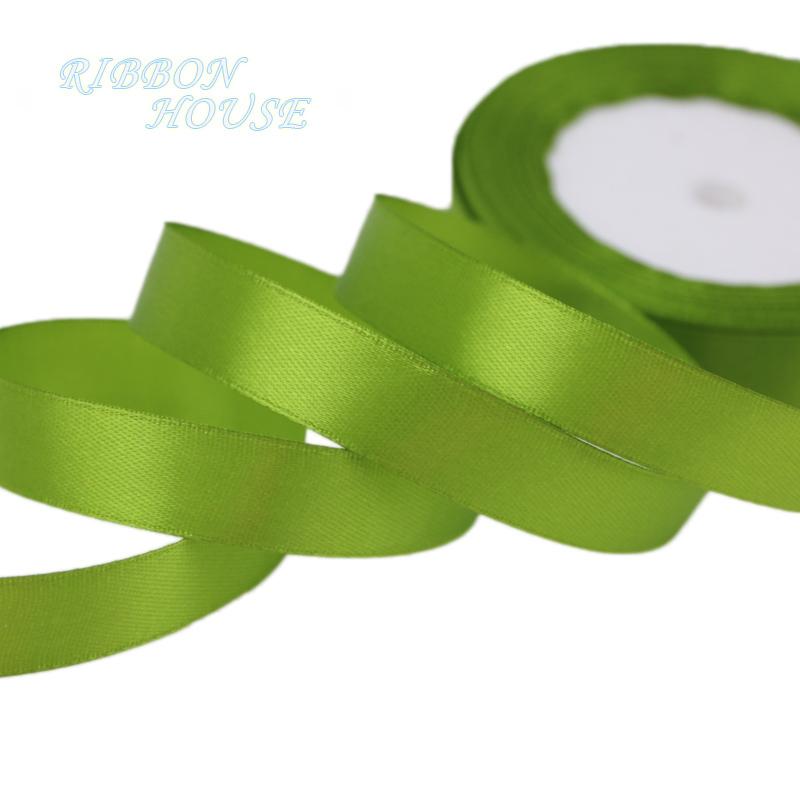 (25 yards/roll) 15mm single face Satin Ribbon Webbing Decoration Gift Christmas Ribbons