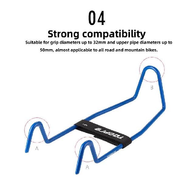TOOPRE Bicycle Handlebar Stabilizer Mountain Road Bike Handlebar Reinforcement Anti Sway Tool