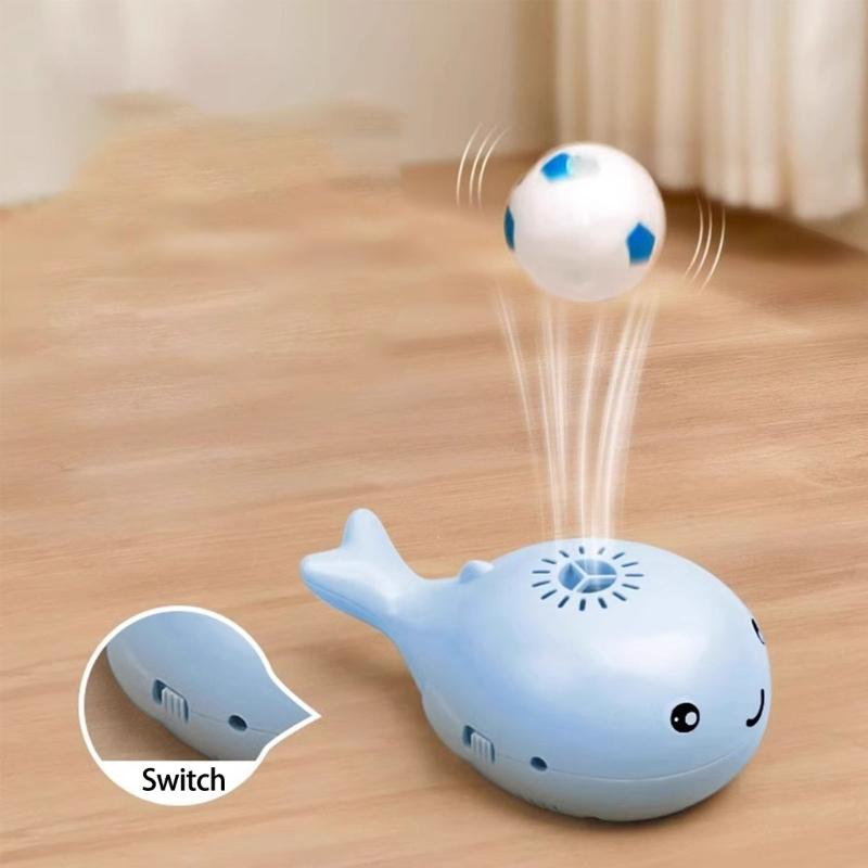 Soccer Round Styles Whale Floating Cats Toy Electric Motion Round Designs for Cats and Kittens Indoor Entertainment
