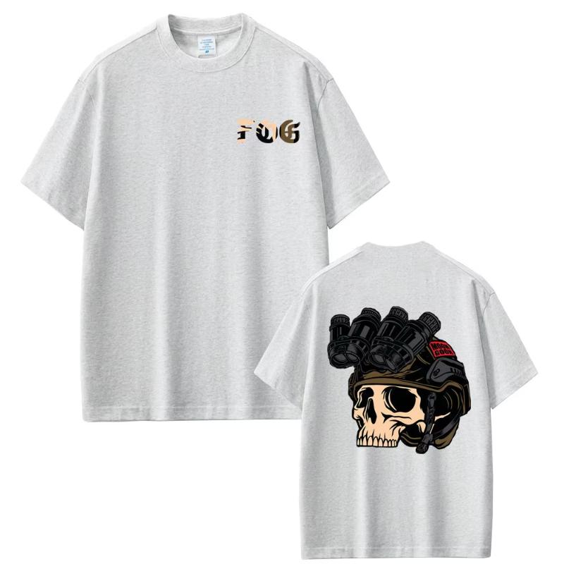 

Forward Observations Group Skull Double Sided Print Tshirt Male Fashion Oversized Crewneck T Shirts Men Women Vintage T-shirt 5XL різнокольоровий