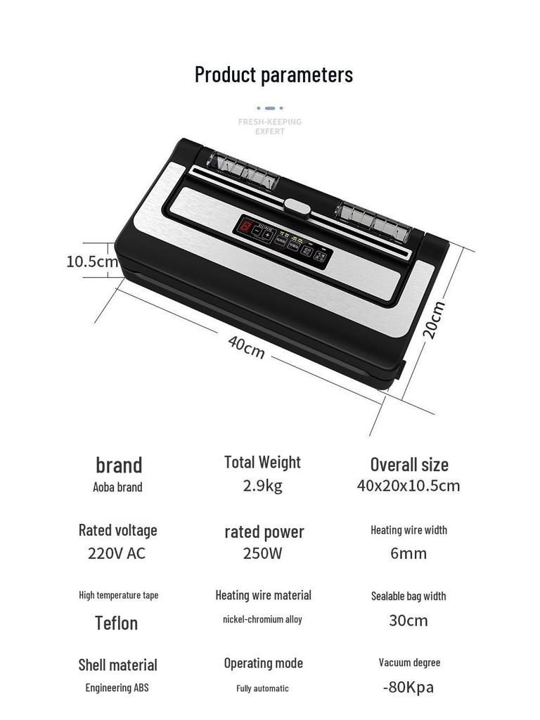 Automatic Large Vacuum Sealer for Food Packaging