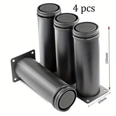 4pcs Stainless Steel Furniture Legs Metal Adjustable Round Metal Furniture Replacement Corner Feets