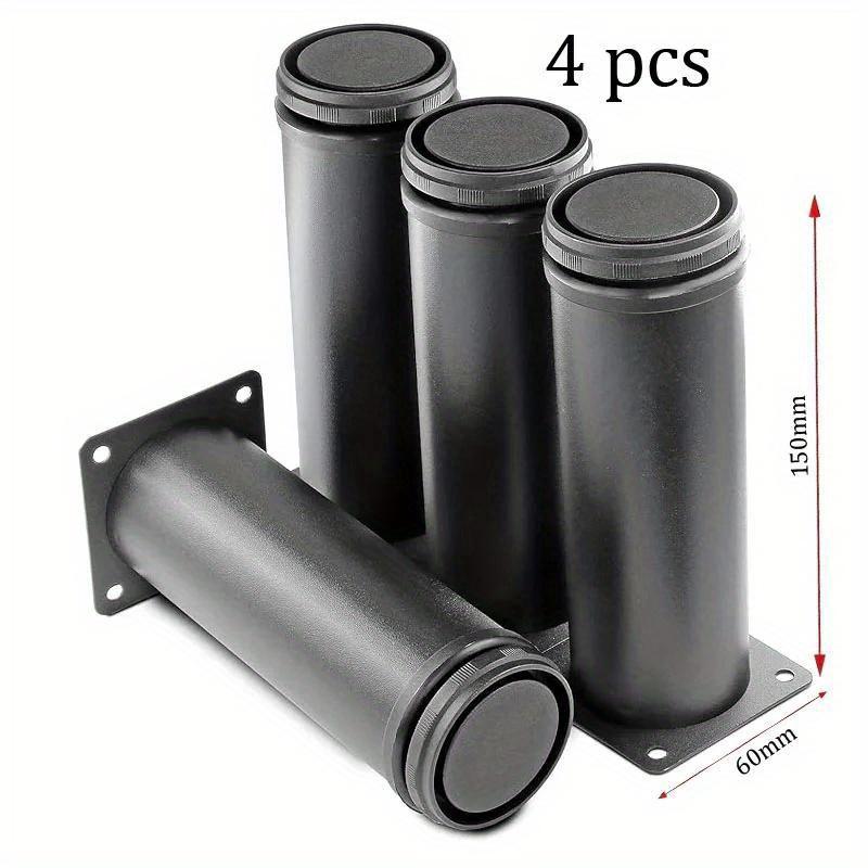 

4 шт., ножки для мебели из нержавеющей стали, металлические регулируемые круглые металлические мебельные сменные угловые ножки