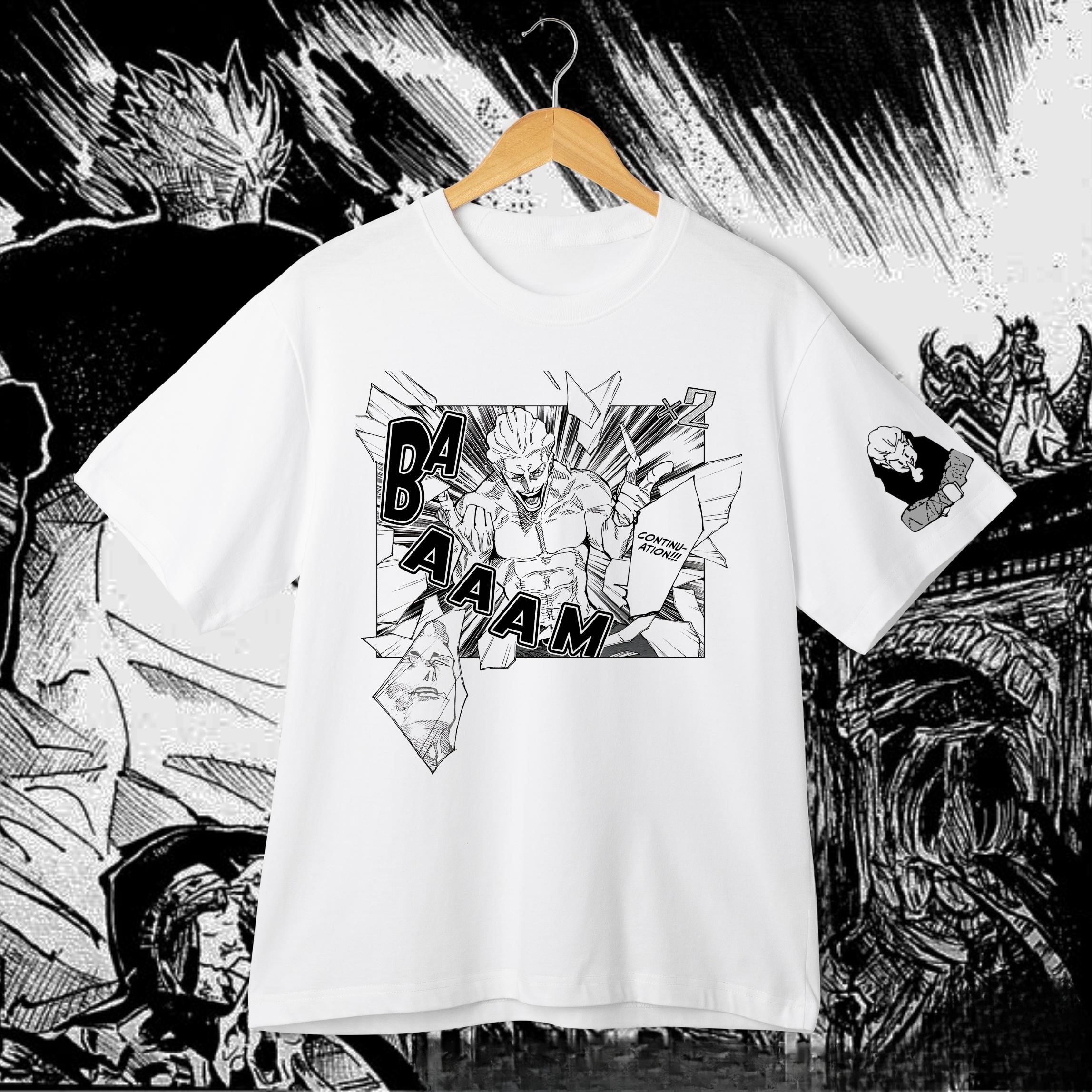 

Jujutsu Kaisen Кинжи Хакари Футболка BAAAAM Панель из Манги Аниме Графическая Футболка Мужская Уличная Одежда Повседневный Топ для Любителей Аниме S разноцветный