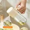 Glass Oil Sprayer for Kitchen, 2 In 1 Olive Oil Mister Bottle with Pour Spout, Adjustable Fine Mist Spray for Cooking BBQ